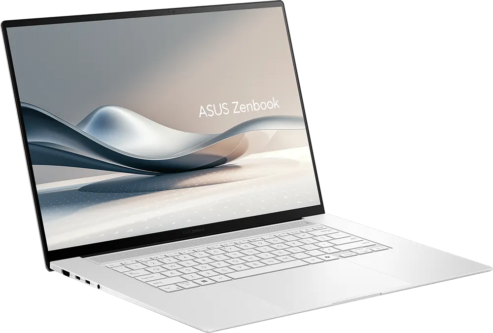 لاب توب اسوس زين بوك اس 16 أوليد UM5606WA-RJ288W  معالج AMD RYZEN AI 9 HX 370، رامات 32 جيجابايت، هارد ديسك سعة 2 تيرابايت SSD ، كارت شاشة مدمجة AMD Radeon™ 890M ، شاشة مقاس 16.0 بوصة OLED ، نظام التشغيل ويندوز 11 هوم، أبيض إسكندنافي