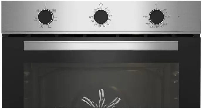 Beko Built-in Oven , 60 cm , Gas , 66 liters , Full Safety , Self Ignition , Cooling Fan and Cooking Fan , BBIH12100XC