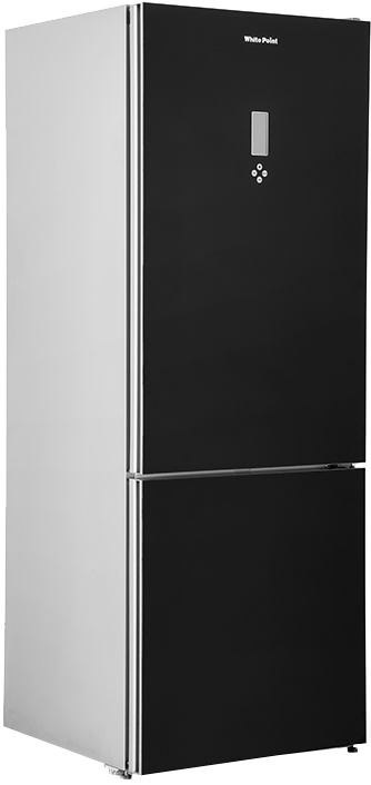 White Point No Frost Refrigerator, 468 Liters, 2 Doors, Digital Screen, Black, Turkish, WPRC492TSGVB