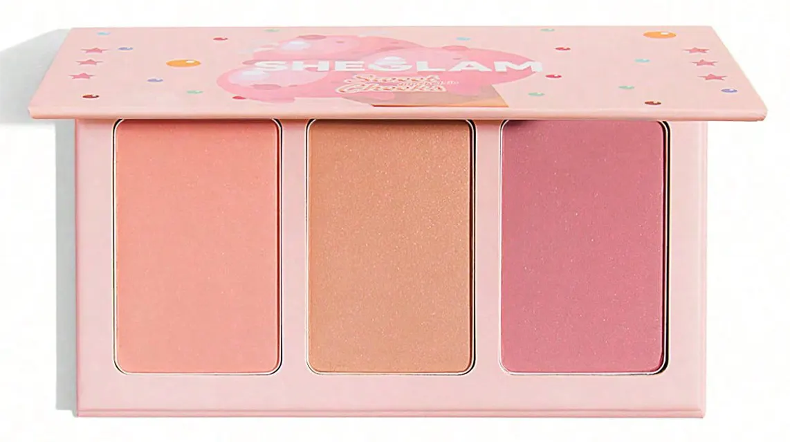 باليت بلشر شيجلام سويت تشك، 3 الوان، اينامورد