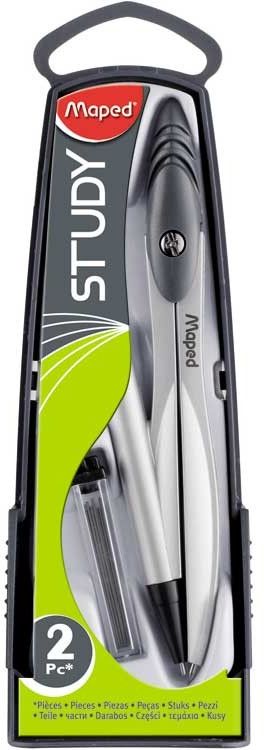 برجل هندسي  سنون  من مابيد مع علبة سنون، رصاصي