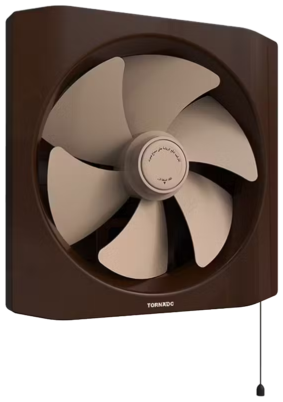 شفاط مطبخ تورنيدو ، اطار 35*35 سم، قطر المروحة الداخلي 30 سم، كريمي x بني ، TVH-30CN