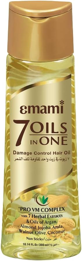 زيت امامي للشعر 7 زيوت فى 1 للتحكم في تلف الشعر، 300 مل