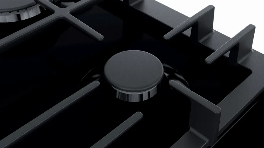 بوتاجاز مسطح بلت ان بووش ، 60 سم ، 4 شعلة ، حمالات زهر، اسود ، PCP6A6B90