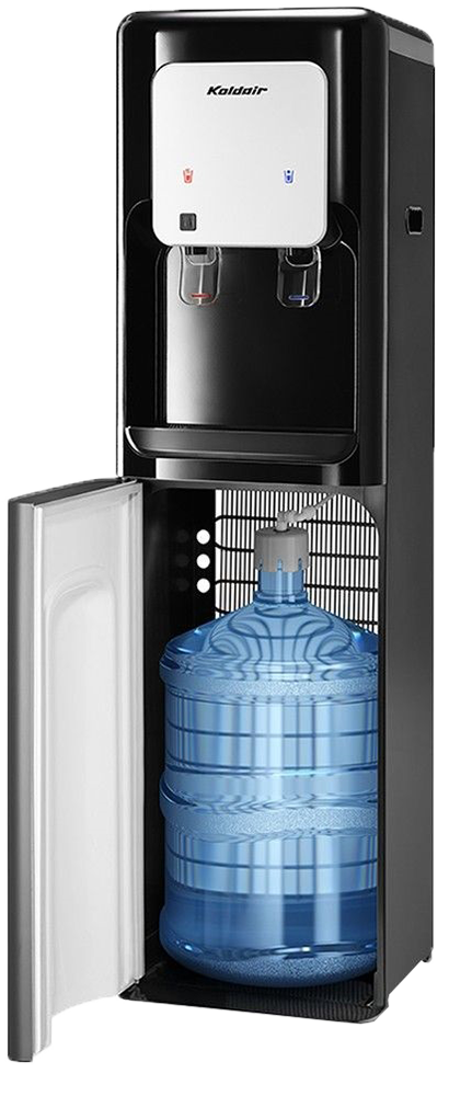 مبرد مياه كولدير، 2 حنفيه ، بارد و ساخن ، قارورة سفلى ، أسود ، TYPE A.PPL (14-016-0109)