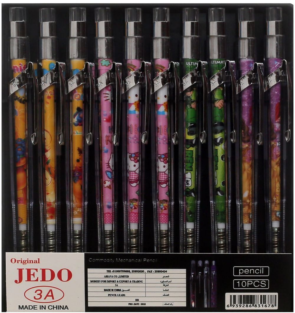 قلم سنون كوري جيدو ديزني،  سن رصاص 0.5  ملم ، ألوان متداخلة T309 0.5