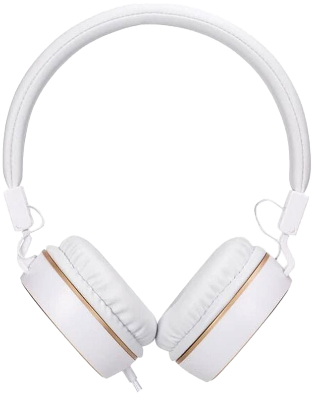 سماعة رأس سلكية من أتش بي ، مع ميكروفون ، 1.2 متر ، أبيض ، DHH-1206
