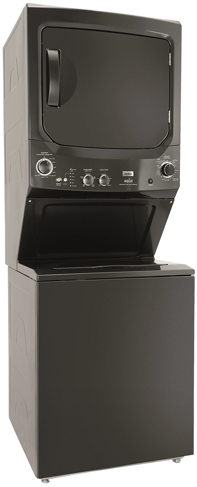 غسالة ملابس فوق اوتوماتيك مابي ، تحميل علوي ، 15 كيلو ، بمجفف رأسي دورين ، رمادي غامق ، MCL-1540EEDGY