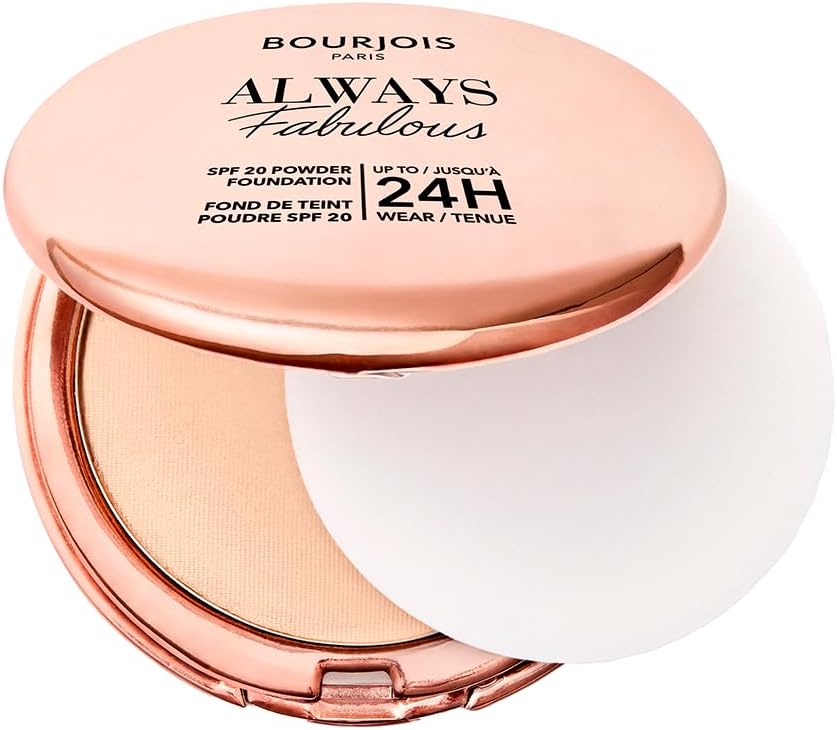 فاونديشن بورجوا اولويز فابولوس بودره فاونديشن بعامل حماية 20 ،يدوم حتي 24 ساعه، 210 فانيليا