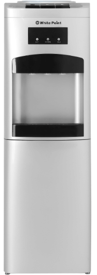 مبرد مياه وايت بوينت ، 3 حنفية ، (ساخن + بارد + عادي) ، تحميل علوي ، ثلاجة مدمجة  ، سيلفر ، WPWD1316FSL