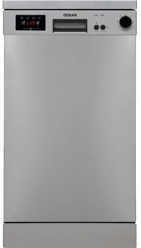 غسالة أطباق اوشن ، 10 افراد ، 5 برامج ، 45 سم ، شاشة ديجتال ، استانلس ستيل ، ODT454DVXB