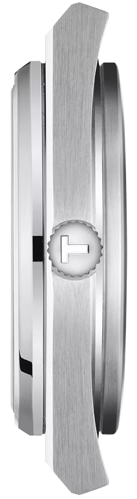 ساعة تيسوت سويسرية للرجال ، عقارب بتصميم دائري ، ستراب ستانلس ستيل ، مقاومة للماء ، سيلفر ،T137.410.11.041