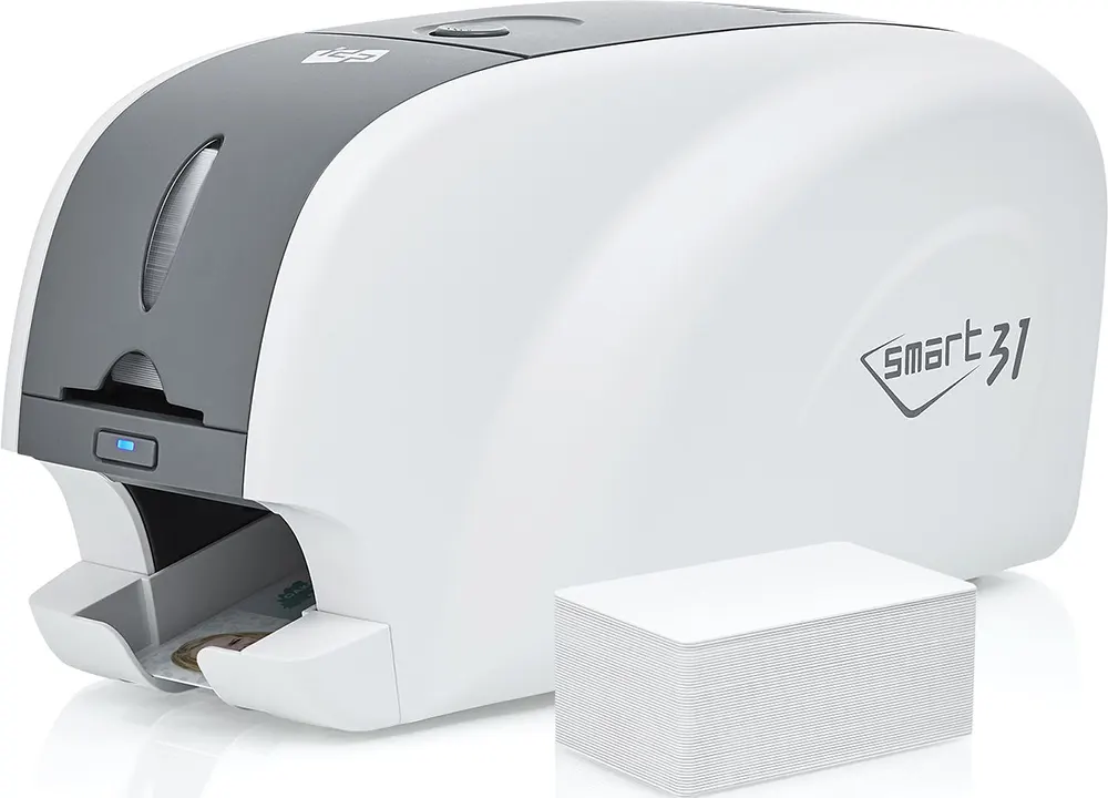 IDP ID Card Printer Color & Mono Printing, USB, White, SMART-31S