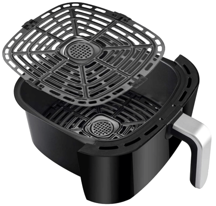 Fresh Air Fryer, 1800 Watt, 7 Liter, Silver*Black, FAF-M1800