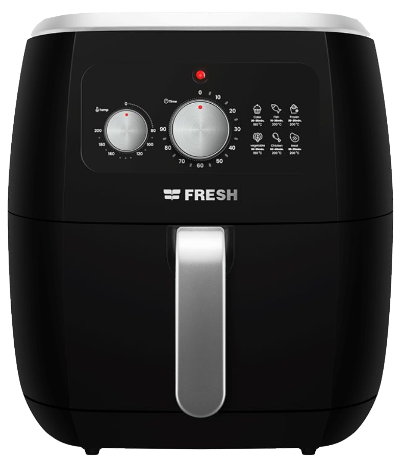 Fresh Air Fryer, 1800 Watt, 7 Liter, Silver*Black, FAF-M1800