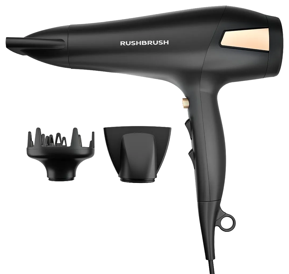 استشوار راش براش ، 2500 وات ، 3 سرعات ، أسود ، D2 PRO