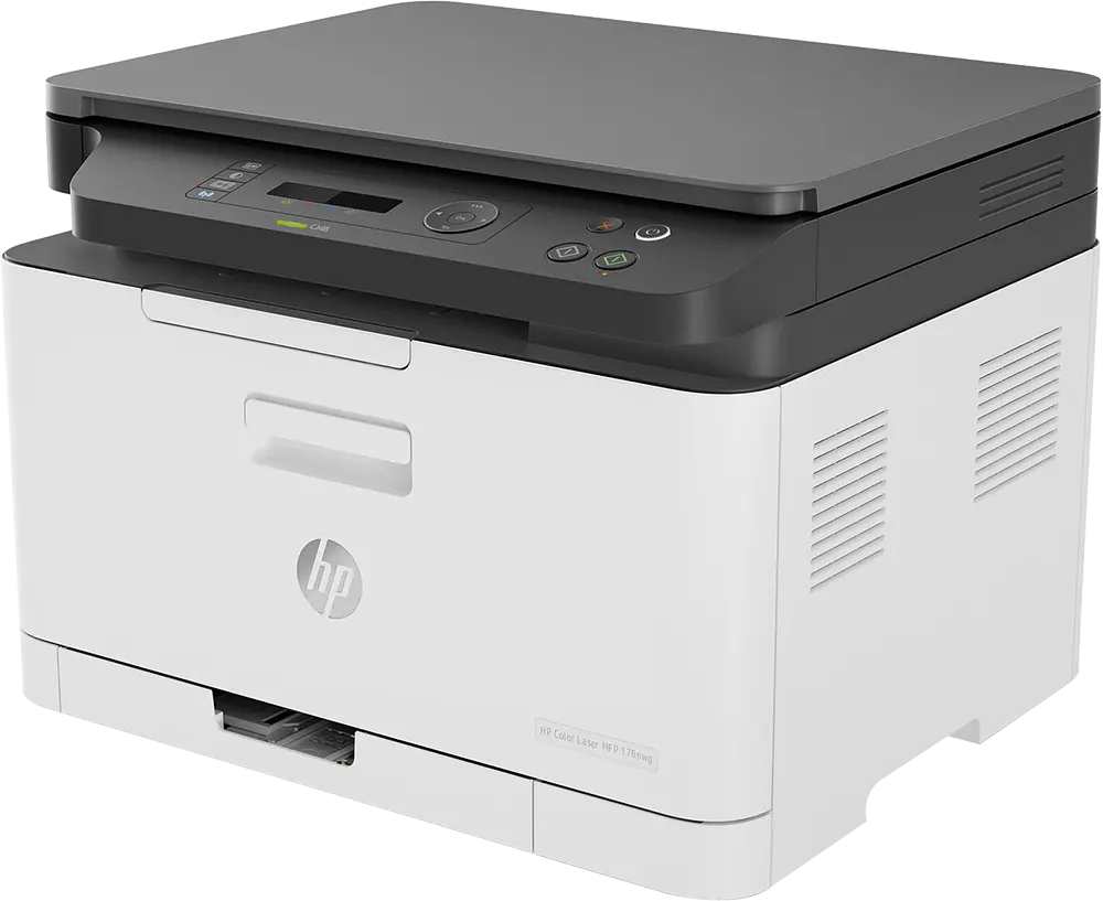 طابعة اتش بي ليزر طباعة ملونة، متعددة الوظائف، USB، إيثرنت، واي فاي، أبيض، M178NW