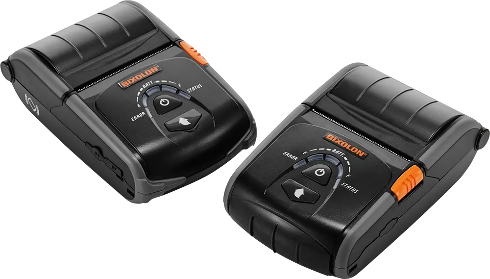 طابعة فواتير حرارية متنقلة قابلة لإعادة الشحن من بيكسولون أحادية اللون، بلوتوث، mini hdmi ، أسود، SPP-R200III PLUS BK-DLT