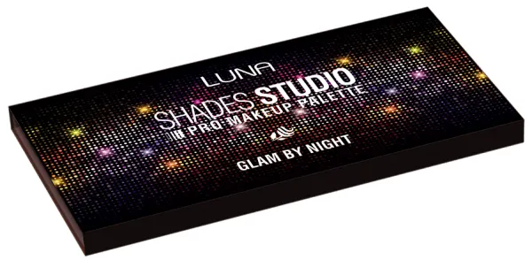 باليت ايشادو لونا شيدز ستوديو برو، جلام باي نايت، 10 الوان