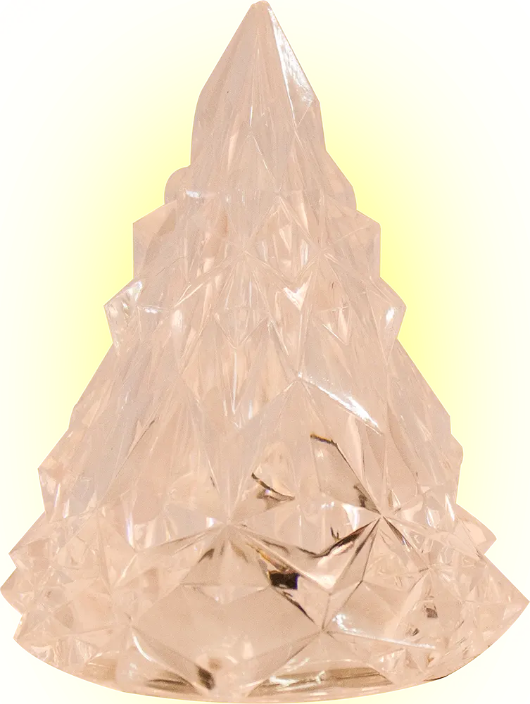 شجرة نور كريسماس شفافة، موديل 14-2025