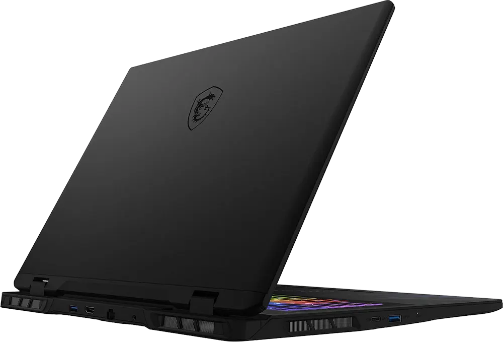 لابتوب msi بالس 17 AIC1VGKG-072EG ، انتل كور™ Ultra 9 185H، رامات 16 جيجابايت، هارد ديسك 1 تيرابايت SSD ، كارت شاشة NVIDIA® GeForce RTX™ 4070 سعة 8 جيجابايت GDDR6، شاشة 17 بوصة QHD، ويندوز 11 هوم، أسود