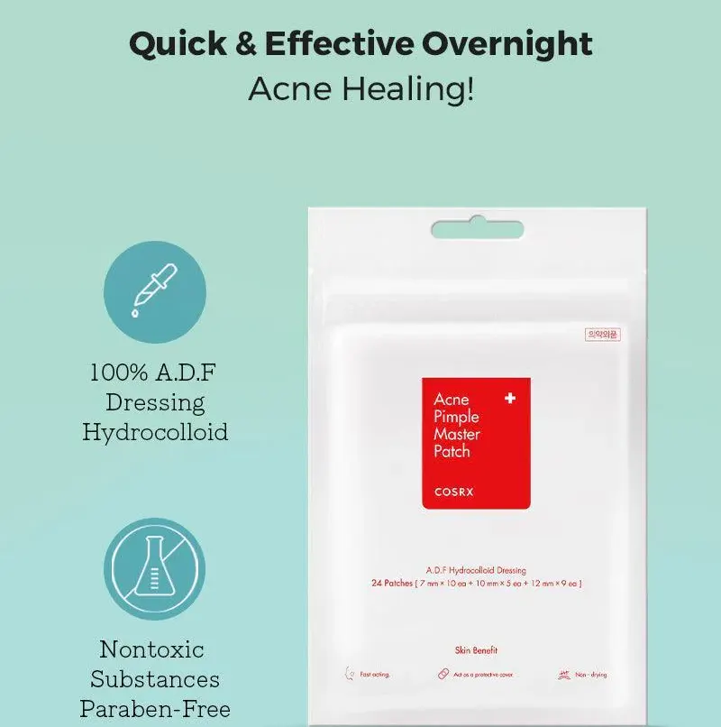 كوسركس لاصقة الحبوب  لعلاج حب الشباب، 24 قطعة