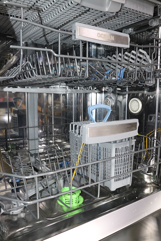غسالة أطباق اوشن ،60 سم، 15 فرد، 8 برامج ، شاشة ديجيتال ، انفرتر، تجفيف تربو، استانلس ستيل، ODOI815VXB