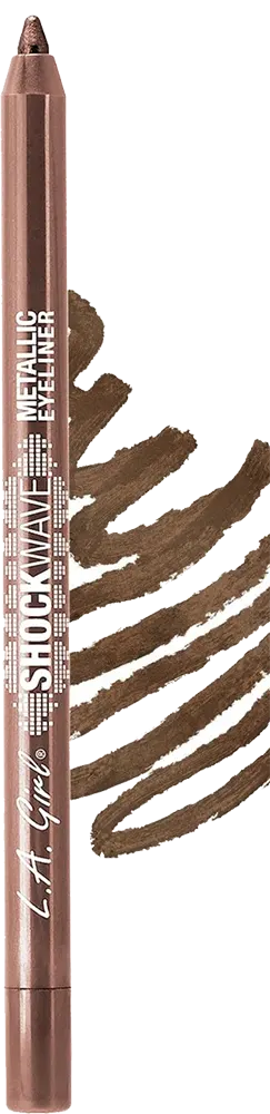 قلم ايلاينر ال ايه جيرل شوك ويف ميتاليك، GP753 سكر بني