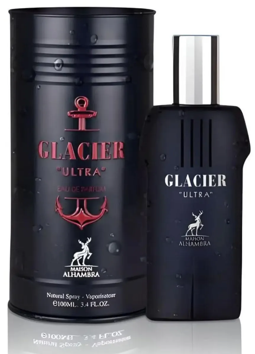 عطر جلاسير الترا من الهمبرا للرجال او دي برفان، 100 مل