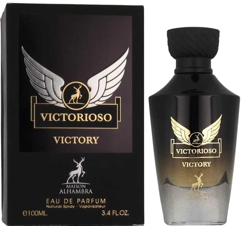 عطر فيكتوريوسو نيرو من الهمبرا للرجال او دي برفان، 100 مل