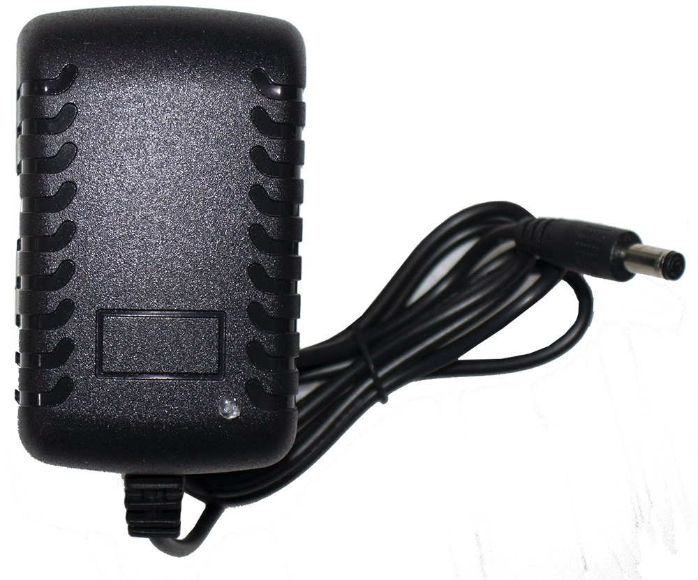 ادابتور اي روك ، 12 فولت ، 2 أمبير ، مخرج واحد ، أسود ، DC12V2A