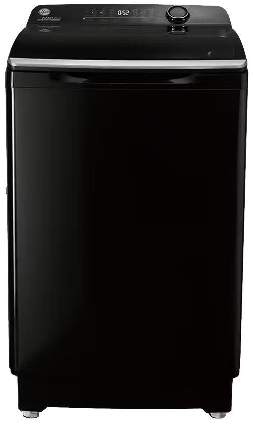 غسالة ملابس فوق اتوماتيك هوفر تحميل علوي ، 12 كيلو ، شاشة ديجيتال تعمل باللمس ، DDM انفرتر ، طلمبة ، أسود ، HWH-TLD12DBK