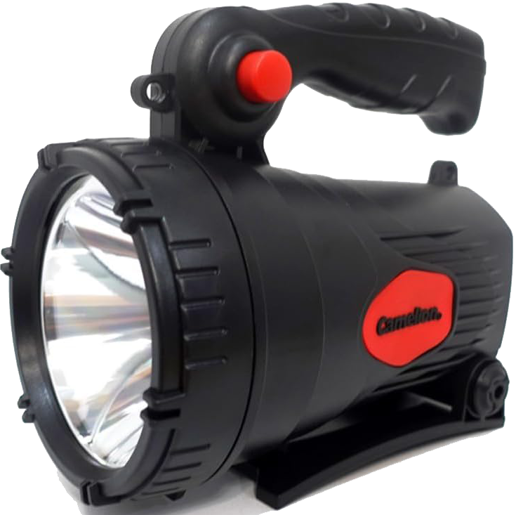 كشاف يدوي كامليون ، لمبة ليد ، قابل للشحن ، 6 اوضاع اضاءة ، متعدد الوظائف ، 5 فولت ، 1400 لومن ، اسود ، RS216