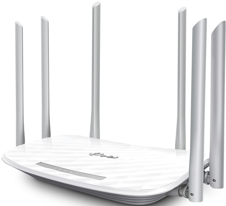 أكسيس بوينت تي بي لينك ارتشر واي فاي ، ثنائي النطاق ، 1900 ميجابت في الثانية ، 6 هوائيات ، اتصال ذكي ،  ابيض ، AC1900-C86