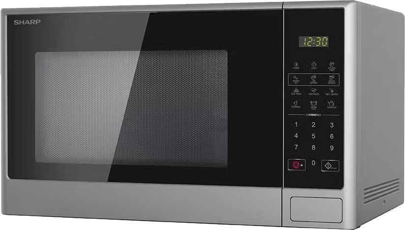 ميكروويف شارب سولو ، 28 لتر ، 1100 وات ، شاشة ديجيتال ، سيلفر R-280CR-S