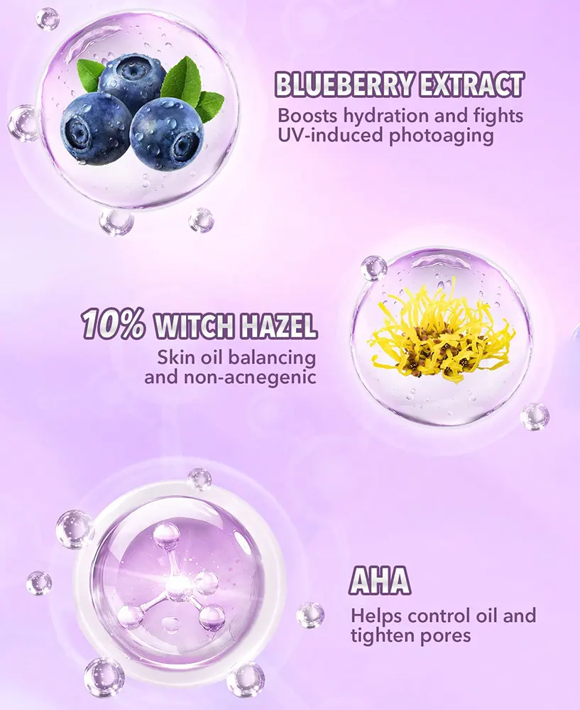 برايمر شيجلام جود جريب مرطب بتركيبة التوت الأزرق وحمض ألفا هيدروكسي