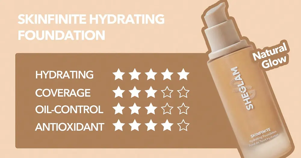 فاونديشن شيجلام سكين فينيت كريم اساس مرطب، نود