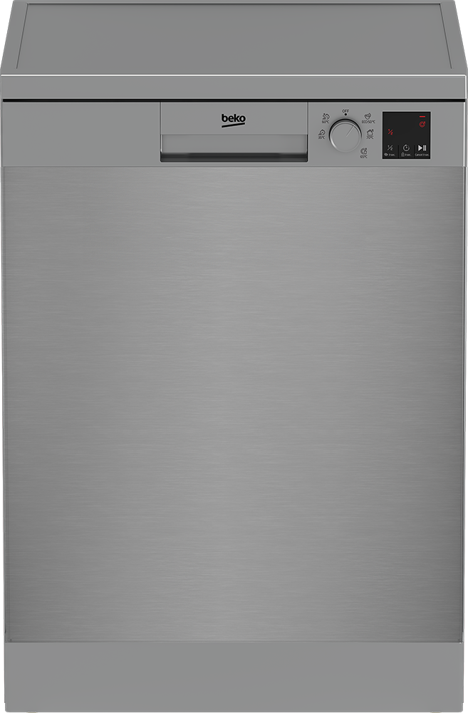 غسالة أطباق بيكو ، 60 سم ، 13 فرد ، 5 برامج ، شاشة ديجيتال ، ستانلس ستيل ، DVN05325X
