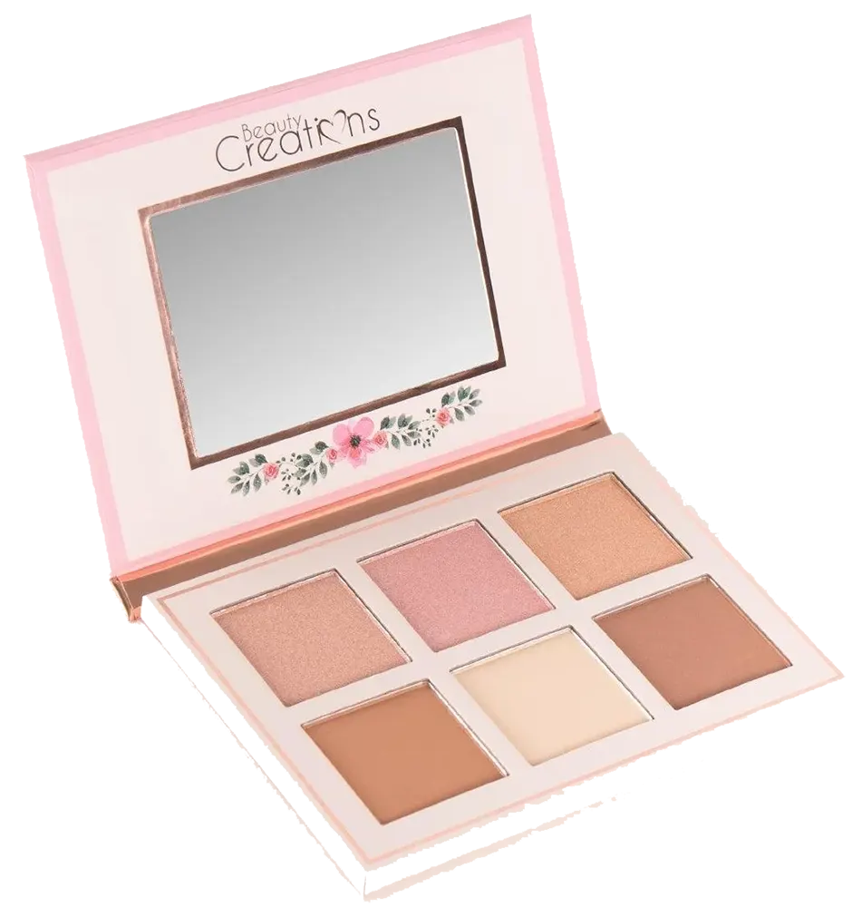 باليت هايلايتر وكونتور فلورال بلوم من بيوتي كرييشن