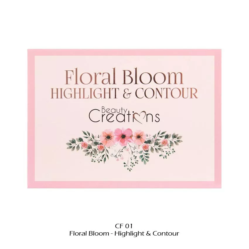 باليت هايلايتر وكونتور فلورال بلوم من بيوتي كرييشن