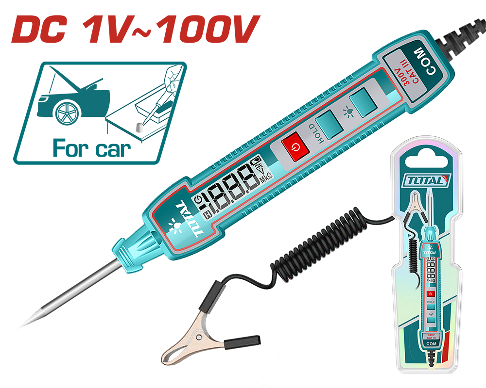 Total Test Screwdriver, Battery, Digital Display, THTS41001