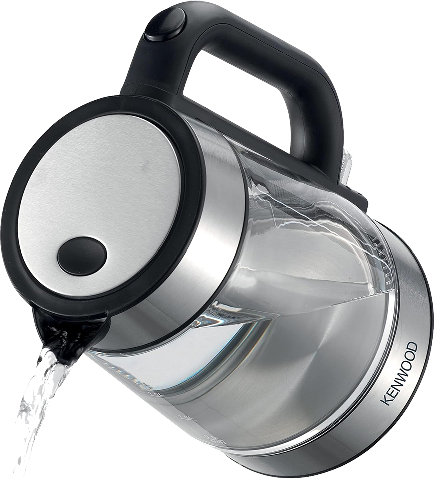 غلاية مياة كهربائية كينوود زجاج ، 1.7 لتر ، 2200 وات ، سيلفر  ، ZJG08.000CL