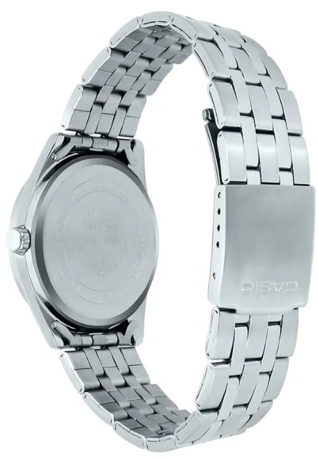 ساعة كاسيو رجالي، عقارب، سوار ستانلس ستيل، فضي، MTP.1335D.1A2VDF