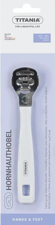 مقشط لإزالة الجلد الميت للقدم من تيتانيا