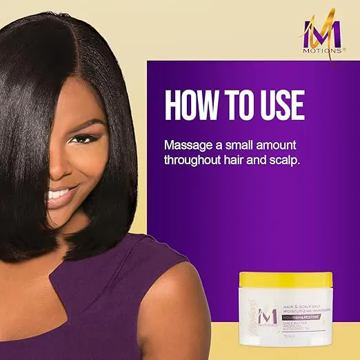 كريم شعر موشن هيردريسنج سكالب بالشيا والارجان خالي من السلفات، 170 جم