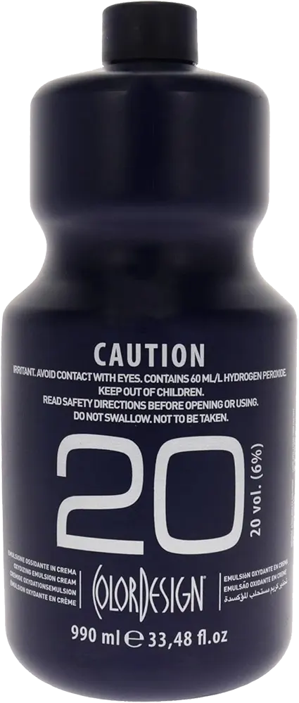 كريم اكسجين 20Vol(6%) من كلر ديزاين ،990مل