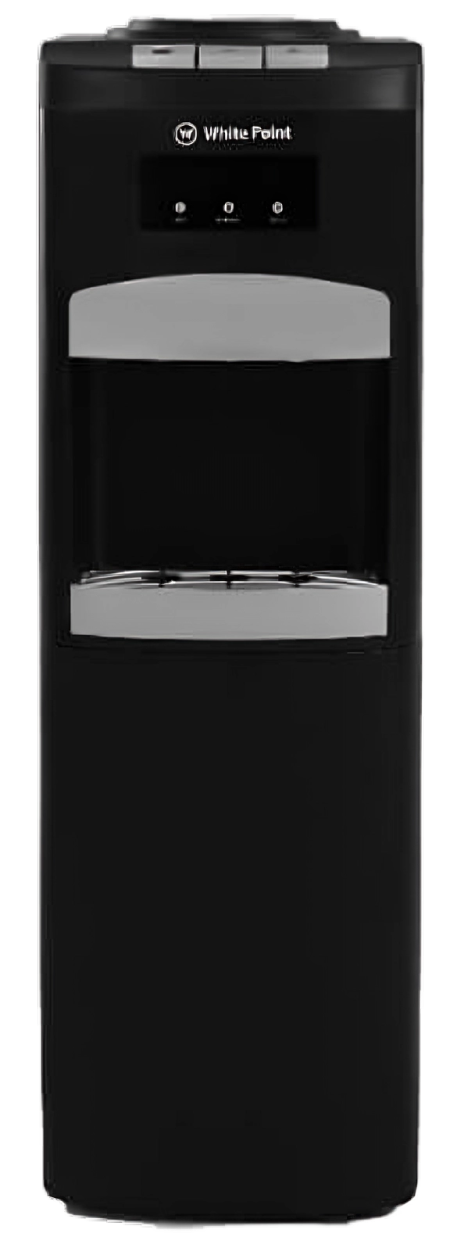 مبرد مياه وايت بوينت ، 3 حنفية (ساخن + بارد + عادي) ، تحميل علوي ، ثلاجة مدمجة ، أسود ، WPWD1316FBL