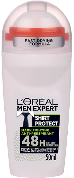 مزيل عرق اكسبيرت شيرت بروتكت رول اون المضاد للتعرق للرجال من لوريال باريس، 50 مل