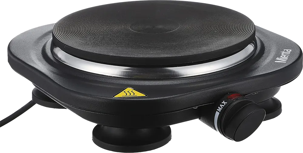 بوتاجاز مسطح كهرباء ميانتا، 1 عين، 1500 وات، أسود، HP41125B