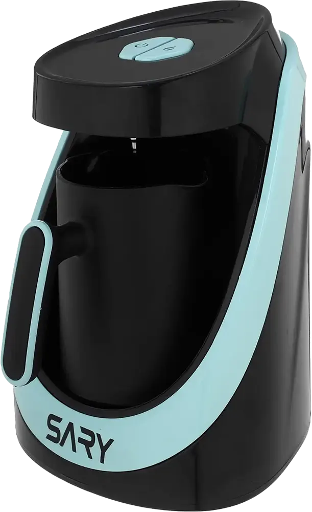 ماكينة قهوة تركي ساري، 600 وات، متعددة الألوان ،SRCM-GL21034(بضمان رايا)